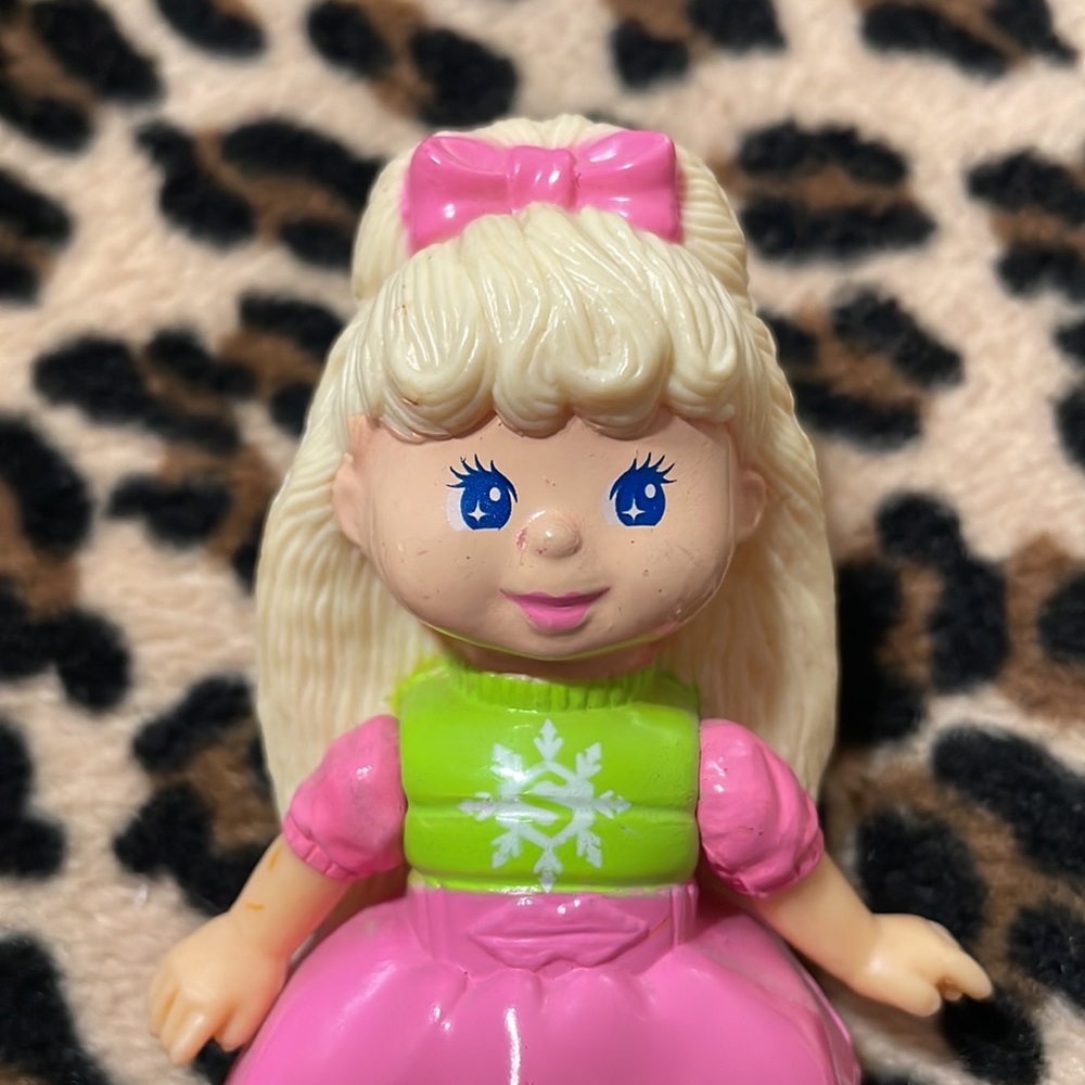 1993 SALLY SECRETS 💕 Vintage McDonalds Happy Meal Toy Doll Blonde 90s Holiday - Picture 8 of 13
